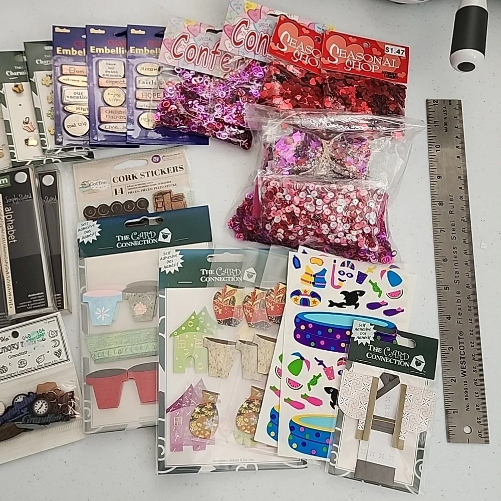 Assorted Embellishments Card Making & Crafts - Picture 2 of 13